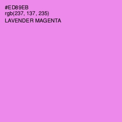 #ED89EB - Lavender Magenta Color Image