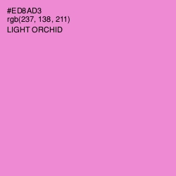 #ED8AD3 - Light Orchid Color Image