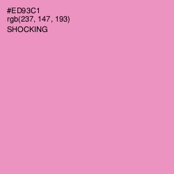 #ED93C1 - Shocking Color Image