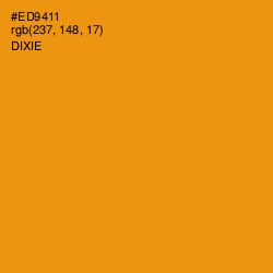 #ED9411 - Dixie Color Image