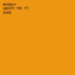 #ED9611 - Dixie Color Image