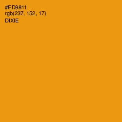 #ED9811 - Dixie Color Image