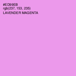 #ED99EB - Lavender Magenta Color Image