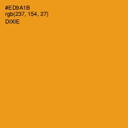 #ED9A1B - Dixie Color Image