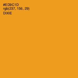 #ED9C1D - Dixie Color Image