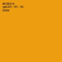 #ED9D10 - Dixie Color Image