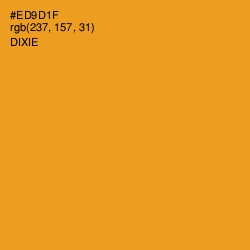 #ED9D1F - Dixie Color Image