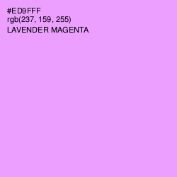 #ED9FFF - Lavender Magenta Color Image