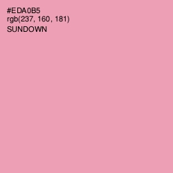 #EDA0B5 - Sundown Color Image