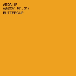 #EDA11F - Buttercup Color Image