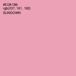 #EDA1B6 - Sundown Color Image
