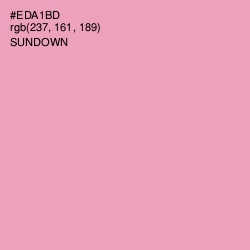 #EDA1BD - Sundown Color Image