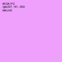#EDA1FC - Mauve Color Image