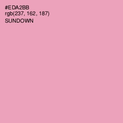 #EDA2BB - Sundown Color Image