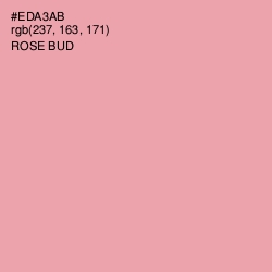 #EDA3AB - Rose Bud Color Image