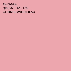#EDA5AE - Cornflower Lilac Color Image