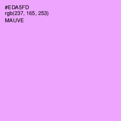 #EDA5FD - Mauve Color Image