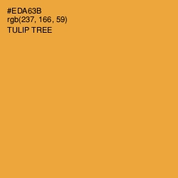 #EDA63B - Tulip Tree Color Image