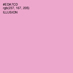 #EDA7CD - Illusion Color Image