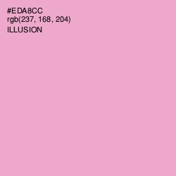 #EDA8CC - Illusion Color Image