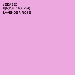 #EDA8E0 - Lavender Rose Color Image