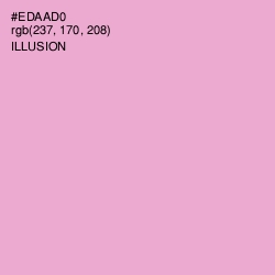 #EDAAD0 - Illusion Color Image