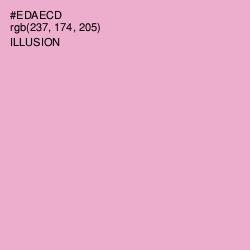 #EDAECD - Illusion Color Image
