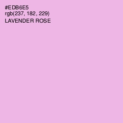 #EDB6E5 - Lavender Rose Color Image