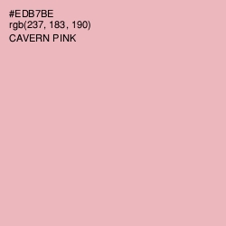 #EDB7BE - Cavern Pink Color Image