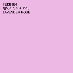 #EDB8E4 - Lavender Rose Color Image