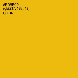 #EDBB0D - Corn Color Image