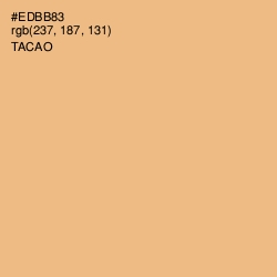 #EDBB83 - Tacao Color Image