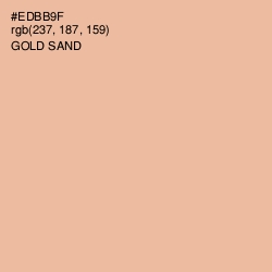 #EDBB9F - Gold Sand Color Image