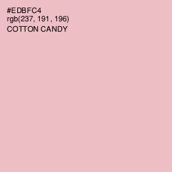 #EDBFC4 - Cotton Candy Color Image