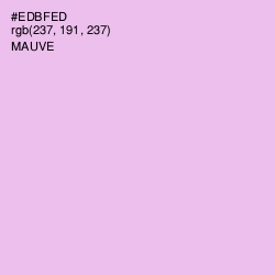 #EDBFED - Mauve Color Image