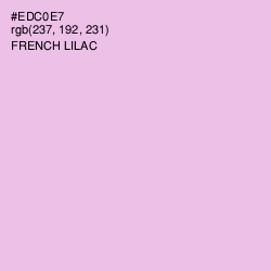 #EDC0E7 - French Lilac Color Image