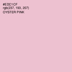 #EDC1CF - Oyster Pink Color Image