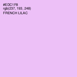 #EDC1F8 - French Lilac Color Image