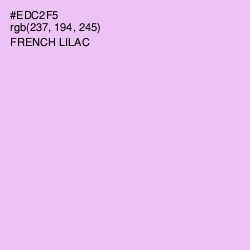 #EDC2F5 - French Lilac Color Image