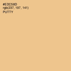 #EDC58D - Putty Color Image