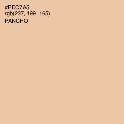 #EDC7A5 - Pancho Color Image