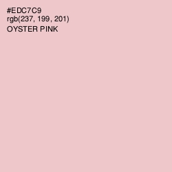 #EDC7C9 - Oyster Pink Color Image