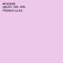#EDC8EB - French Lilac Color Image