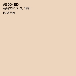 #EDD4BD - Raffia Color Image