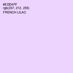 #EDD4FF - French Lilac Color Image