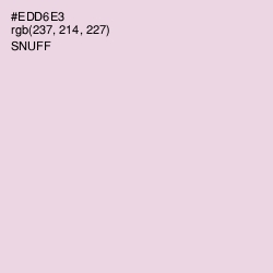 #EDD6E3 - Snuff Color Image