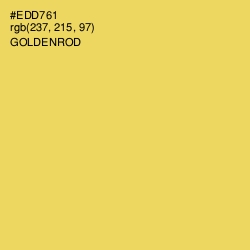 #EDD761 - Goldenrod Color Image