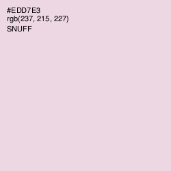 #EDD7E3 - Snuff Color Image