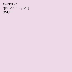 #EDD9E7 - Snuff Color Image