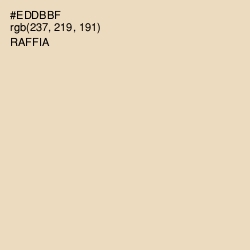 #EDDBBF - Raffia Color Image